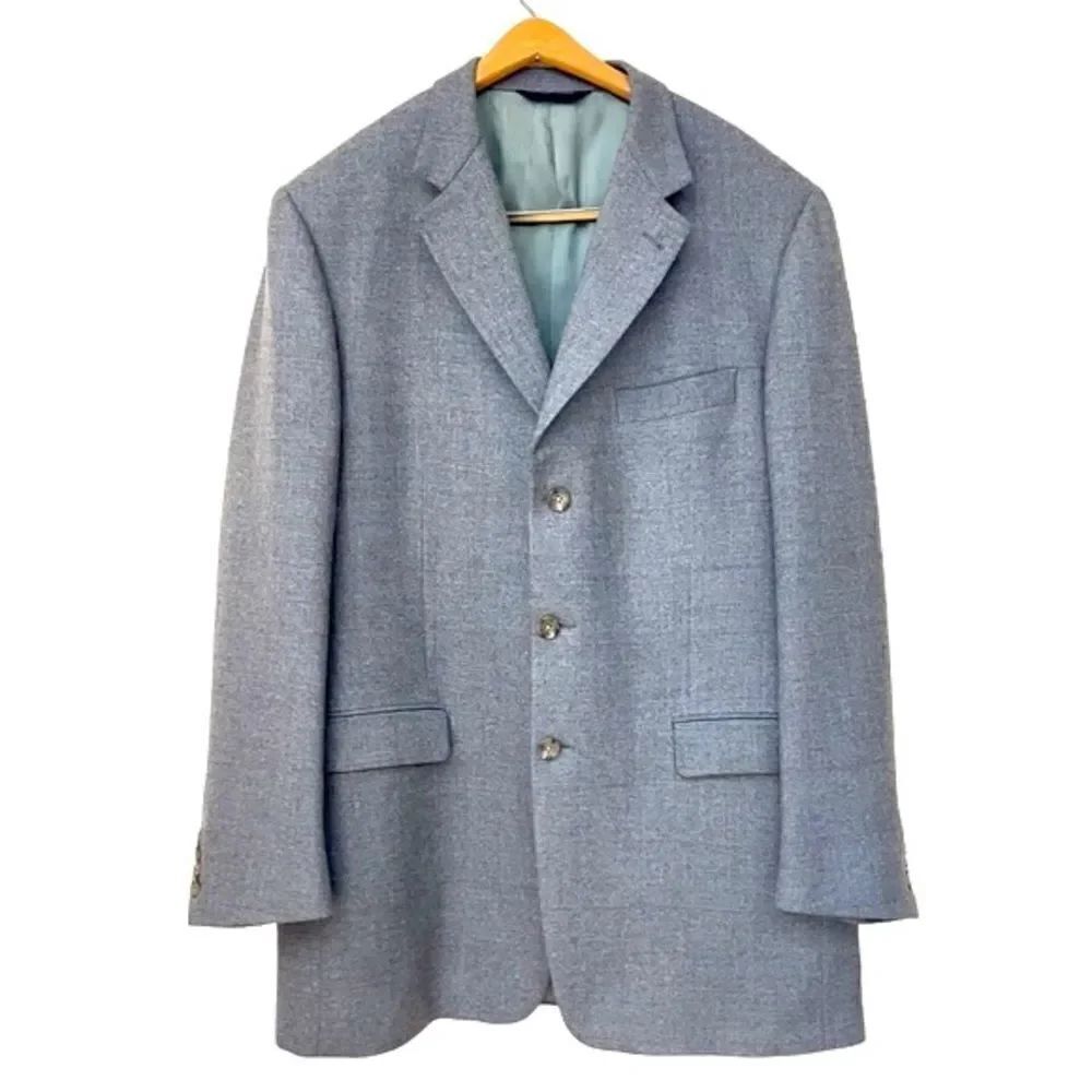 Burberry London Gray Blazer Coat Jacket